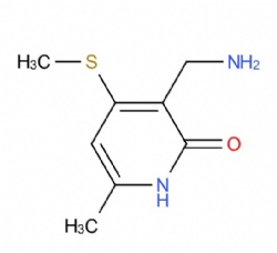 3-(Aminomethyl)-6-methyl-4-(methylthio)pyridin-2(1H)-one