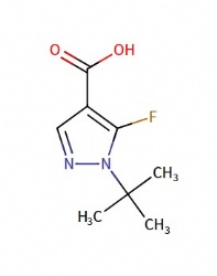 1-(tert-butyl)-5-fluoro-1H-pyrazole-4-carboxylic acid