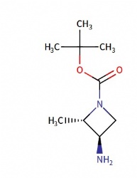 tert-butyl (2S,3R)-3-amino-2-methylazetidine-1-carboxylate