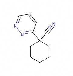 1-(pyridazin-3-yl)cyclohexane-1-carbonitrile