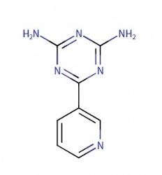 6-(pyridin-3-yl)-1,3,5-triazine-2,4-diamine