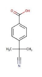 4-(2-cyanopropan-2-yl)benzoic acid