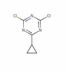 2,4-dichloro-6-cyclopropyl-1,3,5-triazine