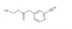 ethyl 2-(2-cyanopyridin-4-yl)acetate