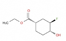 Ethyl (1S,3R,4R)-3-fluoro-4-hydroxycyclohexane-1-carboxylate