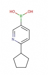 (6-cyclopentylpyridin-3-yl)boronic acid