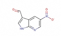 5-nitro-1H-pyrrolo[2,3-b]pyridine-3-carbaldehyde