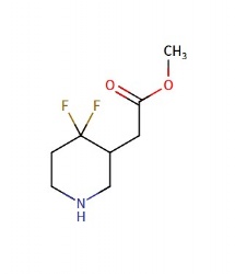 methyl 2-(4,4-difluoro-3-piperidyl)acetate