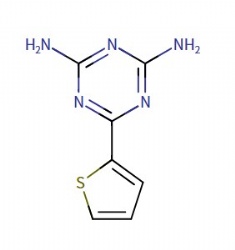 6-(thiophen-2-yl)-1,3,5-triazine-2,4-diamine