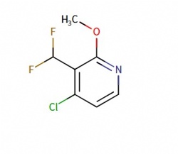 4-chloro-3-(difluoromethyl)-2-methoxypyridine
