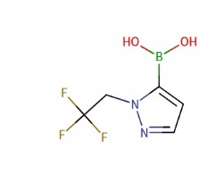 (1-(2,2,2-trifluoroethyl)-1H-pyrazol-5-yl)boronic acid