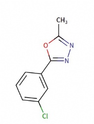2-(3-chlorophenyl)-5-methyl-1,3,4-oxadiazole
