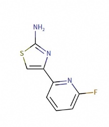 4-(6-fluoropyridin-2-yl)thiazol-2-amine