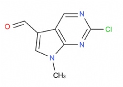2-Chloro-7-methyl-7H-pyrrolo[2,3-d]pyrimidine-5-carbaldehyde
