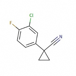 1-(3-Chloro-4-fluorophenyl)cyclopropanecarbonitrile