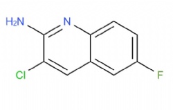 3-chloro-6-fluoroquinolin-2-amine