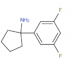 1-(3,5-difluorophenyl)cyclopentan-1-amine
