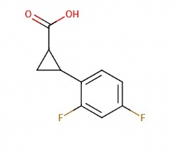 2-(2,4-difluorophenyl)cyclopropane-1-carboxylic acid