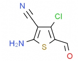 2-Amino-4-chloro-5-formyl-3-thiophenecarbonitrile