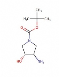 1,1-Dimethylethyl (3S,4R)-3-amino-4-hydroxy-1-pyrrolidinecarboxylate