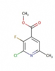 methyl 2-chloro-3-fluoro-6-methylisonicotinate