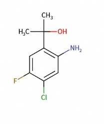 2-(2-amino-4-chloro-5-fluorophenyl)propan-2-ol