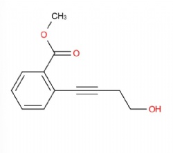 methyl 2-(4-hydroxybut-1-yn-1-yl)benzoate