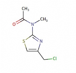 N-[4-(chloromethyl)-1,3-thiazol-2-yl]-N-methylacetamide