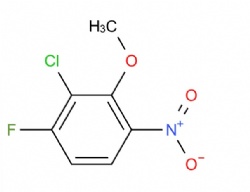 2-chloro-1-fluoro-3-methoxy-4-nitrobenzene