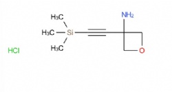 3-[(Trimethylsilyl)ethynyl]oxetan-3-amine Hydrochloride