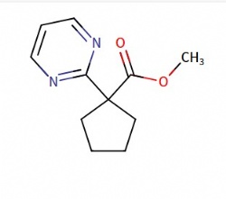 methyl 1-(pyrimidin-2-yl)cyclopentane-1-carboxylate