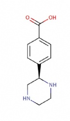 (R)-4-(piperazin-2-yl)benzoic acid