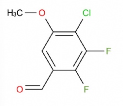 4-chloro-2,3-difluoro-5-methoxybenzaldehyde
