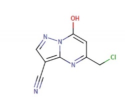 5-(Chloromethyl)-7-hydroxypyrazolo(1,5-a)pyrimidine-3-carbonitrile