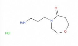 4-(3-aminopropyl)-1,4-oxazepan-5-one hydrochloride