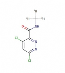 4,6-dichloro-N-(methyl-d3)pyridazine-3-carboxamide