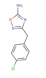 3-(4-chlorobenzyl)-1,2,4-oxadiazol-5-amine