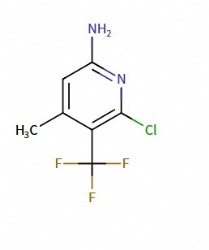 6-chloro-4-methyl-5-(trifluoromethyl)pyridin-2-amine
