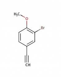 2-bromo-4-ethynyl-1-methoxybenzene