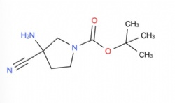 tert-butyl 3-amino-3-cyanopyrrolidine-1-carboxylate