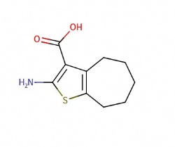 2-amino-5,6,7,8-tetrahydro-4H-cyclohepta[b]thiophene-3-carboxylic acid