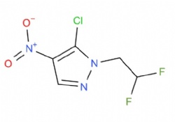 5-chloro-1-(2,2-difluoroethyl)-4-nitro-pyrazole