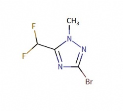 3-Bromo-5-(difluoromethyl)-1-methyl-1H-1,2,4-triazole