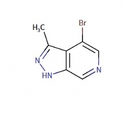 4-bromo-3-methyl-1H-pyrazolo[3,4-c]pyridine