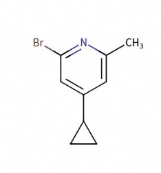 2-bromo-4-cyclopropyl-6-methylpyridine