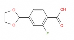 4-(1,3-dioxolan-2-yl)-2-fluorobenzoic acid