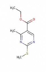 Ethyl-2-methylthio-4-methyl-5-pyrimidine carboxylate