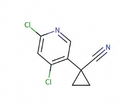 1-(4,6-Dichloropyridin-3-yl)cyclopropane-1-carbonitrile