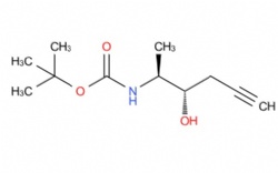 Tert-butyl ((2S,3S)-3-hydroxyhex-5-YN-2-YL)carbamate