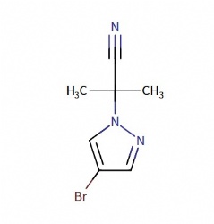 2-(4-Bromo-1H-pyrazol-1-yl)-2-methylpropanenitrile
